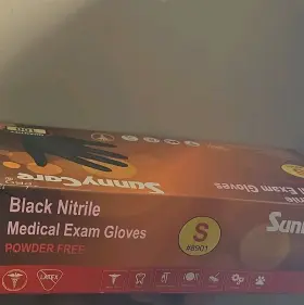 8901 SUNNYCARE Nitrile Exam Gloves Powder Box