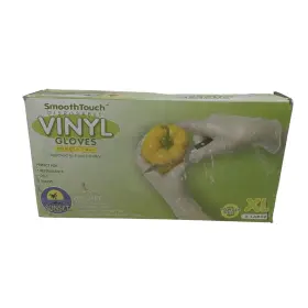 V78148 SUNSET Touch Disposable Vinal Gloves Powder