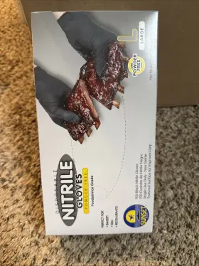 760695034833 SUNSET Disposable Nitrile Gloves Powder Food
