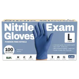 810160183211 SUP Powder Nitrile Exam Gloves Food Med