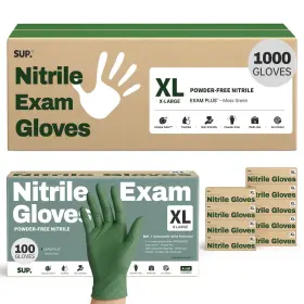 810160183426 SUP Nitrile Exam Gloves Powder Latex Food Safe
