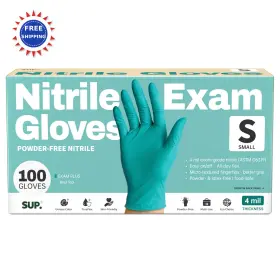 UNE-16102 SUP Powder Nitrile Gloves Food Safe Latex