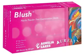 78885 SUPERMAX Aurelia Blush Nitrile Gloves Pink Powder