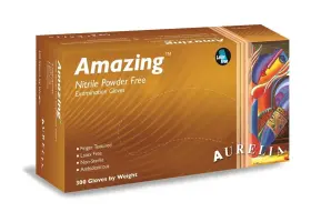92887 SUPERMAX Aurelia Nitrile Gloves Violet Powder