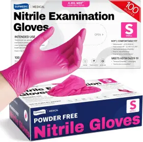 313056117135 SUPMEDIC Nitrile Exam Gloves Mil Powder Latex