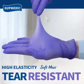 313100399364 SUPMEDIC Nitrile Exam Gloves Powder Latex Food #2