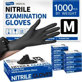 445026048088 SUPMEDIC Medical Nitrile Exam Gloves Latex Food