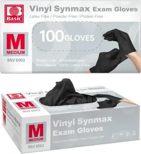 445033765763 SUPMEDIC Exam Gloves Mil Powder Latex Food
