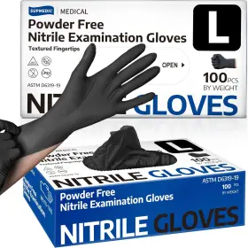 445046679613 SUPMEDIC Nitrile Exam Powder Latex Disposable