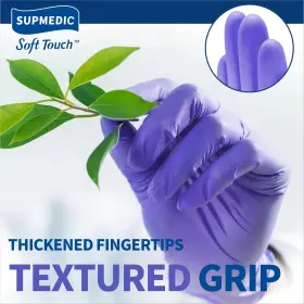 744759701091 SUPMEDIC Nitrile Exam Gloves Powder Latex Food #3