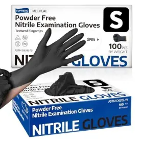 810160180241 SUPMEDIC Medical Nitrile Exam Gloves Mil Powder
