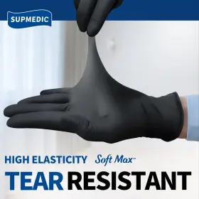 810160180265 SUPMEDIC Medical Nitrile Exam Gloves Mil Powder #2