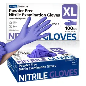 810160180432 SUPMEDIC Nitrile Exam Glove Mil Disposable Lat
