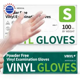 Ssv-clear SUPMEDIC Disposable Exam Gloves Powder Latex