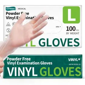 Ssv-clear SUPMEDIC Disposable Exam Gloves Mil