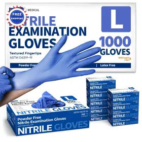 810160182658 SUPMEDIC Medical Exam Gloves Powder Latex Iris