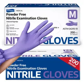 810160182887 SUPMEDIC Medical Nitrile Disposable Violet
