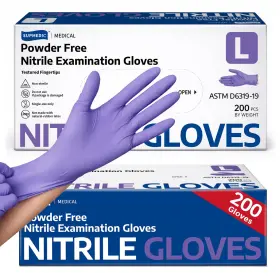 810160182894 SUPMEDIC Medical Nitrile Disposable Gloves