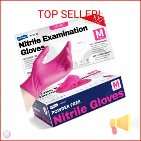 810160183051 SUPMEDIC Nitrile Exam Gloves Mil Powder Latex