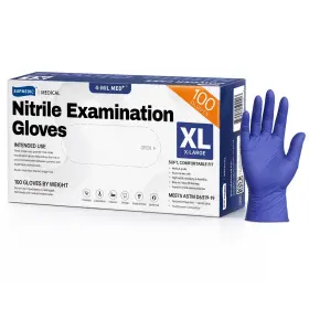 810160183143 SUPMEDIC Nitrile Exam Gloves Mil Powderfree Foo