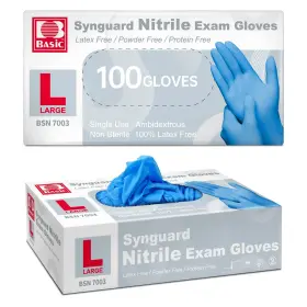 850049592123 SUPMEDIC Medical Nitrile Exam Gloves Powder Food