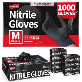 850049592338 SUPMEDIC Nitrile Exam Glove Mil Powder Latex Me