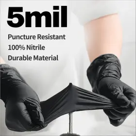 850049592352 SUPMEDIC Nitrile Exam Glove Mil Latex Disposable #2