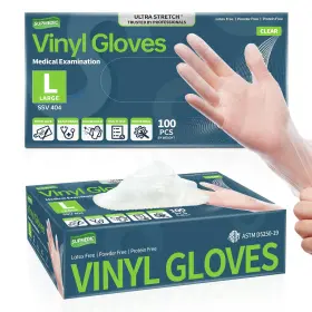 850049592512 SUPMEDIC Exam Gloves Powder Latex Food Safe