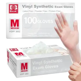Bsv-clear SUPMEDIC Exam Gloves Powder Latex Food Safe Cooking