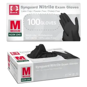 850049592833 SUPMEDIC Nitrile Exam Gloves Mil Powder Food Med