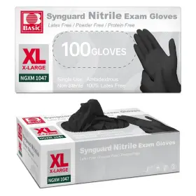 850049592857 SUPMEDIC Nitrile Exam Gloves Mil Powder Food Med
