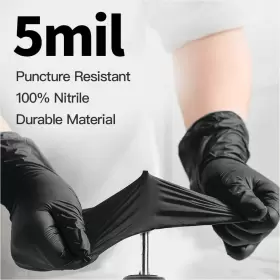SSN-603 SUPMEDIC Disposable Nitrile Exam Gloves Mil Chemical #2