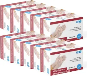 B07X13ZMCV Disposable Gloves Powder Latex