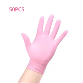 313087837804 SUPREME-GOODSOUTLET Light Pink Disposable Gloves