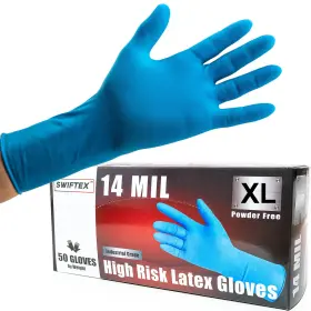 SWIFTEX-HR-14 SWIFTEX Latex Gloves Powder Leng
