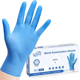 810112471533 SWIFTGRIP Disposable Nitrile Exam Gloves Latex