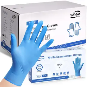 810112471601 SWIFTGRIP Disposable Nitrile Exam Gloves Disposa