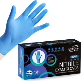 EN35BD4 SWIFTGRIP Disposable Nitrile Exam Gloves Lat