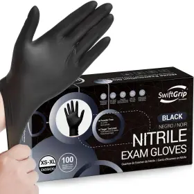 EN35KD4 SWIFTGRIP Nitrile Disposable Gloves Powder