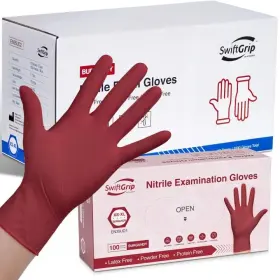 EN35UD1 SWIFTGRIP Disposable Nitrile Exam Gloves Latex Po