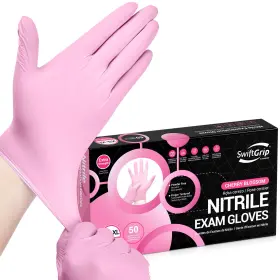 EN45PC3 SWIFTGRIP Nitrile Exam Gloves Mil Cherry Blossom