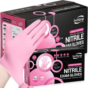 EN45PD1-C SWIFTGRIP Nitrile Exam Gloves Mil Powder