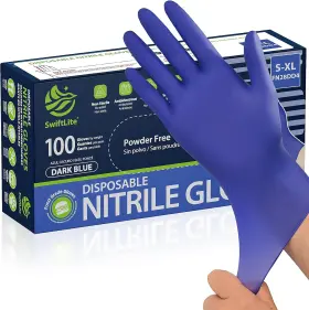 313043088097 SWIFTLITE Disposable Nitrile Gloves Food Safe