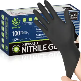 726084283282 SWIFTLITE Nitrile Gloves Food Safe Disposable