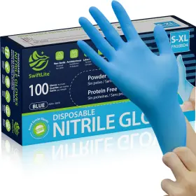 FN28BD1 SWIFTLITE Nitrile Disposable Gloves Food Safe Powder