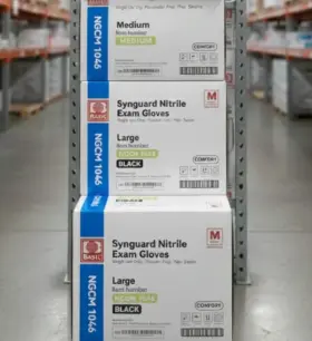 NGCM-1045 SYNGUARD Nitrile Exam Gloves Disposable Powder
