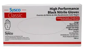 001617 SYSCO Nitrile High Performance Gloves Powder Food