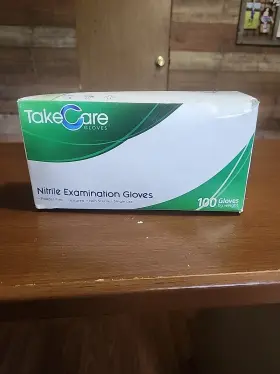 20201005 TAKE CARE Nitrile Gloves Sterile Powder Single Exam