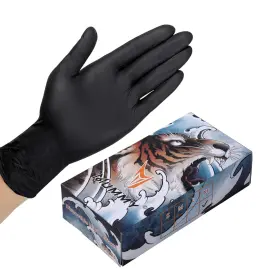 744110615364 TATTOOSUPPLY Nitrile Gloves Mil Disposable Latex