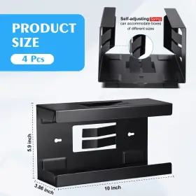 TV253 TCEVILY Magnetic Glove Box Holder Dispenser Wall Towels #2